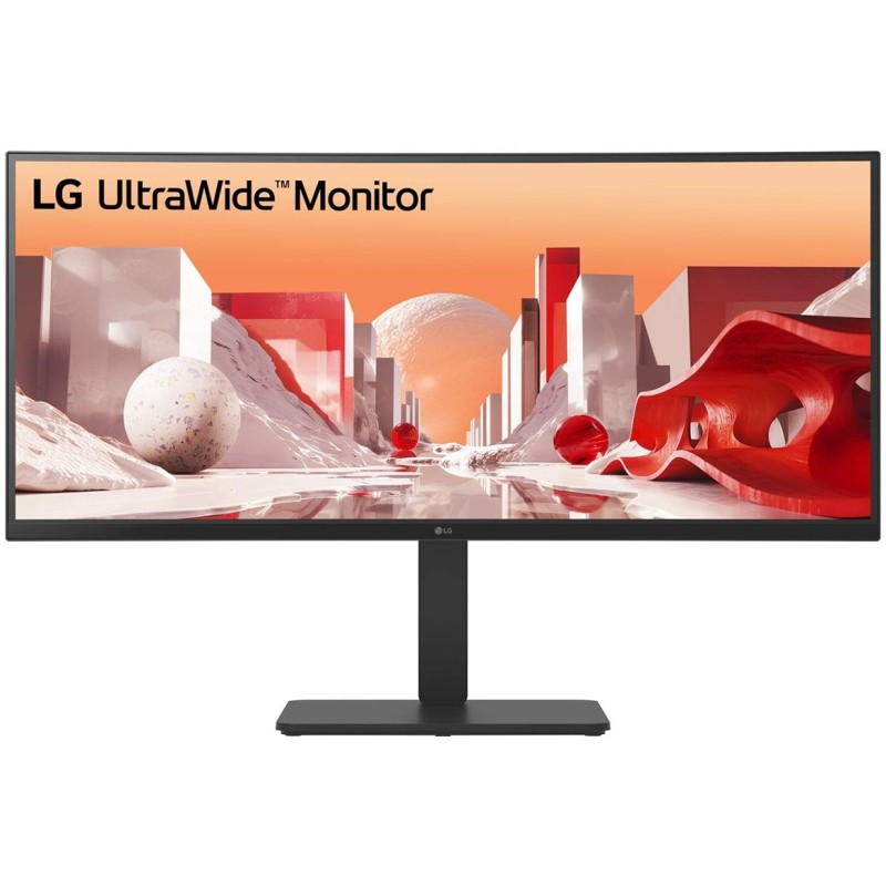 LG 34BA85QE-B - 34-inch (86.4 cm) UWQHD Curved IPS Monitor 3440x1440 - HDR10, USB-C PD 90W, DP, 2x HDMI, Speakers - Black
