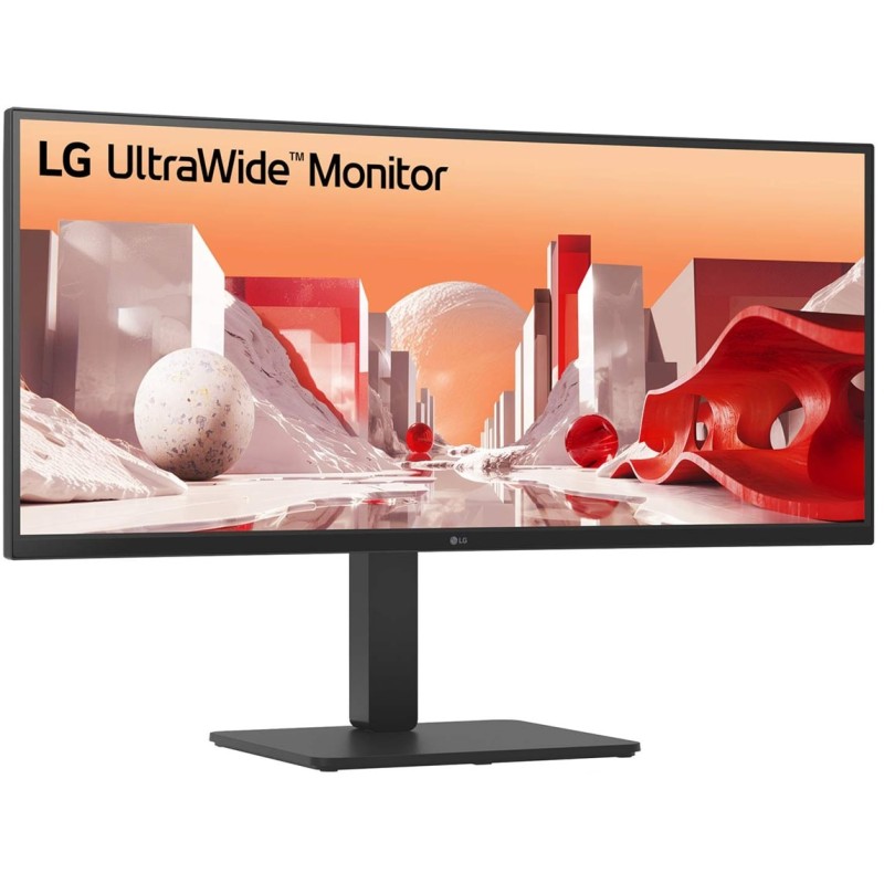 LG 34BA85QE-B - 34-inch (86.4 cm) UWQHD Curved IPS Monitor 3440x1440 - HDR10, USB-C PD 90W, DP, 2x HDMI, Speakers - Black