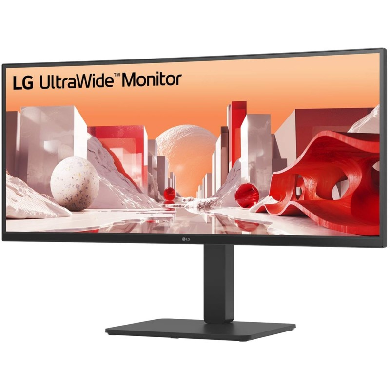 LG 34BA85QE-B - 34-inch (86.4 cm) UWQHD Curved IPS Monitor 3440x1440 - HDR10, USB-C PD 90W, DP, 2x HDMI, Speakers - Black