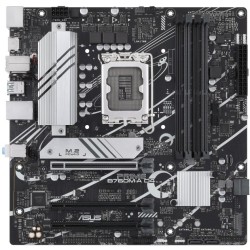 ASUS PRIME B760M-A-CSM - LGA1700 micro-ATX B760 DDR4 Motherboard, 4xDIMM 128GB, 2xM.2, 2.5Gb LAN