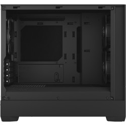 Fractal Design Pop Mini Silent - Black Mini Tower PC Case, Steel, Micro-ATX/Mini-ITX, 170mm CPU Cooler, 340mm GPU