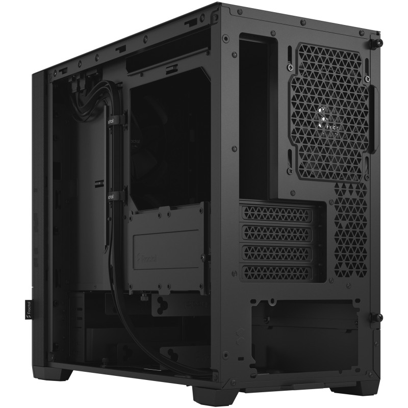 Fractal Design Pop Mini Silent - Black Mini Tower PC Case, Steel, Micro-ATX/Mini-ITX, 170mm CPU Cooler, 340mm GPU