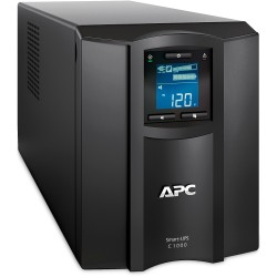 APC Smart-UPS SMC1000iC - 1000VA/600W Line-Interactive UPS, SmartConnect LCD, 8× IEC C13, Black