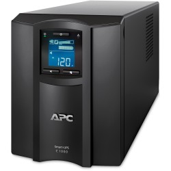 APC Smart-UPS SMC1000iC - 1000VA/600W Line-Interactive UPS, SmartConnect LCD, 8× IEC C13, Black