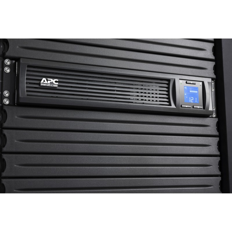 APC Smart-UPS SMC1000I-2UC - 1000VA/600W Rack 2U UPS, SmartConnect, LCD, Black — Buy in Cyprus with Fast Delivery