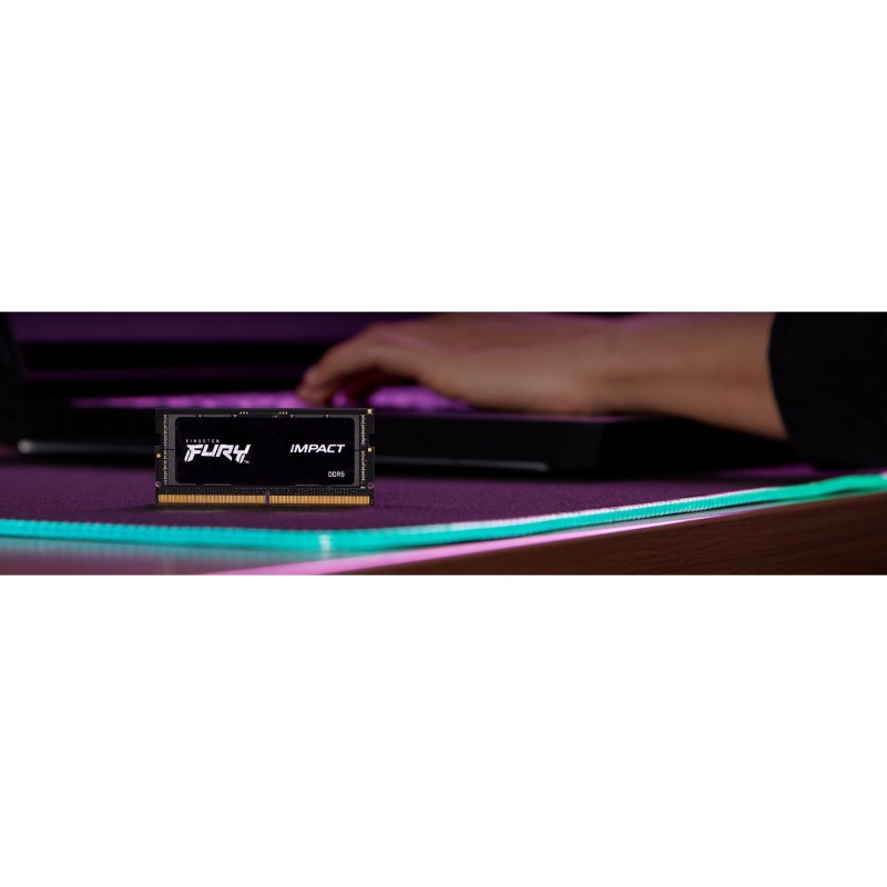 Kingston FURY Impact SO 5600 - 32GB DDR5-5600 CL40 SO-DIMM (1x32GB, 262-pin, 1.1V, Heatsink)