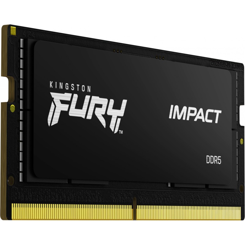 Kingston FURY Impact SO 5600 - 32GB DDR5-5600 CL40 SO-DIMM (1x32GB, 262-pin, 1.1V, Heatsink)