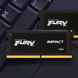 Kingston FURY Impact SO 5600 - 32GB DDR5-5600 CL40 SO-DIMM (1x32GB, 262-pin, 1.1V, Heatsink)