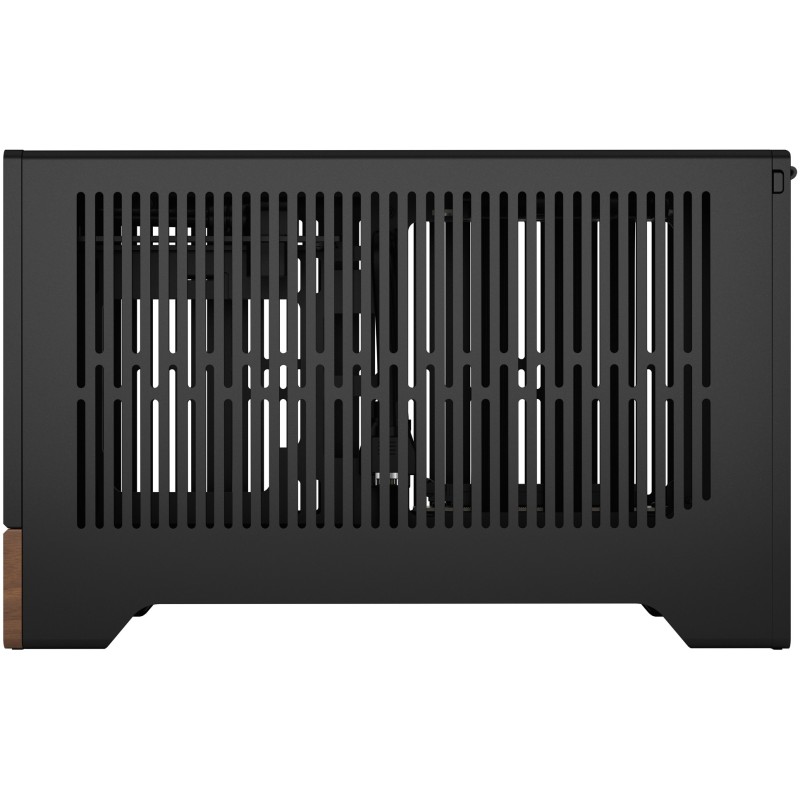 Fractal Design Terra Graphite - Mini-ITX SFF Case (Graphite, Aluminum & Walnut) - USB-C, SFX/SFX-L, GPU 322mm