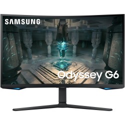 Samsung Odyssey G6 - S32BG650EU - 32inch QHD (2560x1440) Curved 1000R VA Monitor, 240Hz, 1ms, HDR600, DP1.4, 2xHDMI2.1, Black