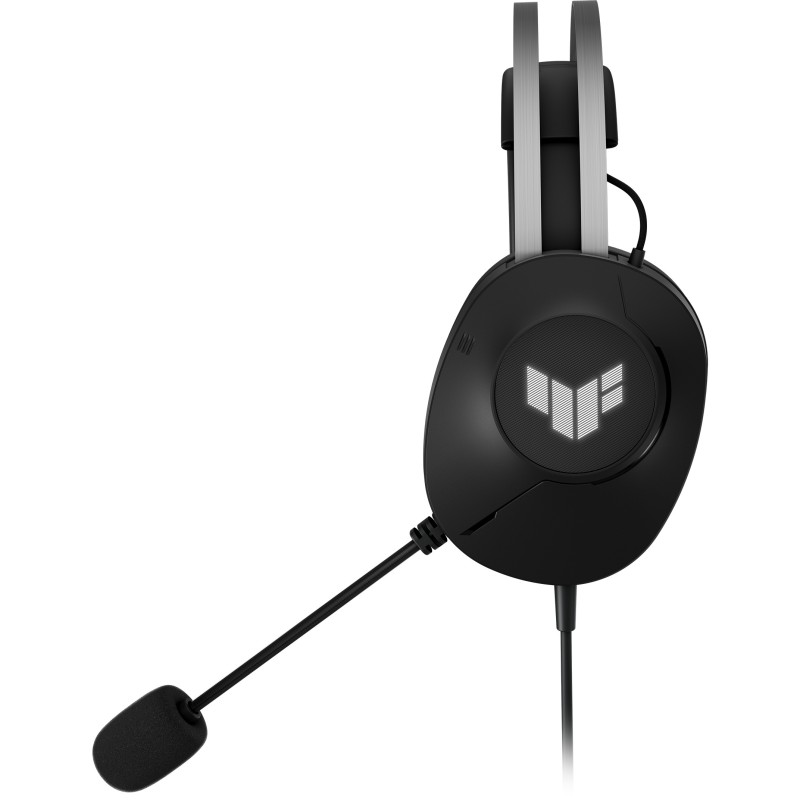 ASUS TUF Gaming H1 Gen II - Wired USB-A Gaming Headset - Black, Virtual 7.1, 40mm Neodymium Drivers