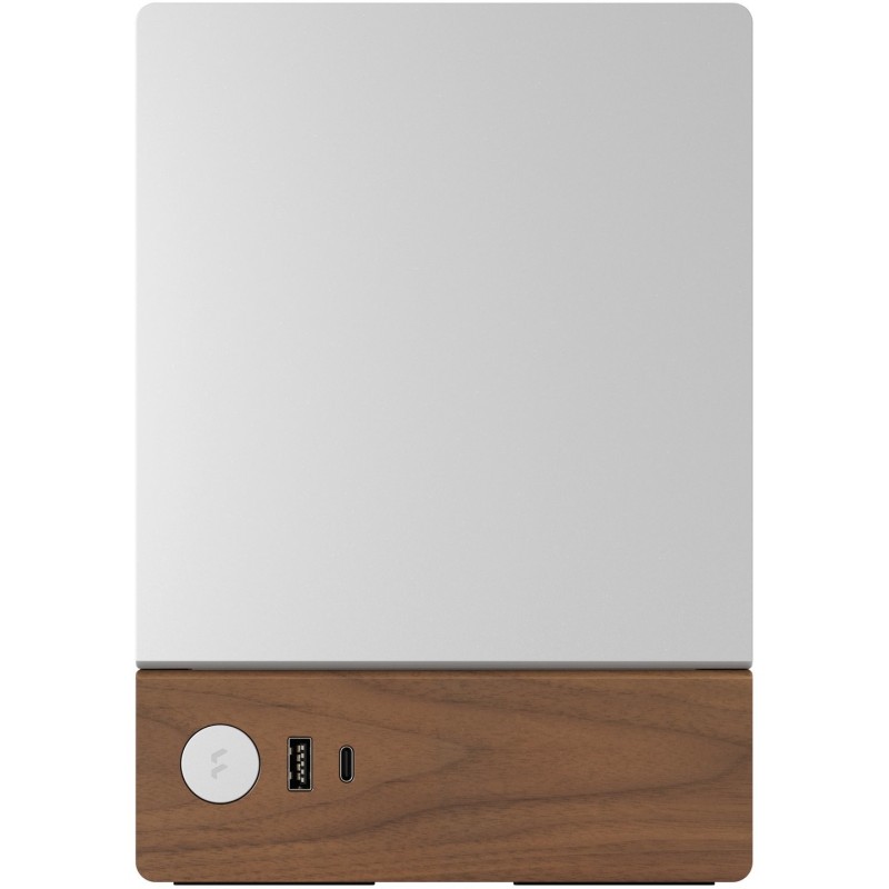 Fractal Design Terra Mini-ITX SFF Case - Silver Aluminium with Walnut Accents — Buy in Cyprus with Fast Delivery