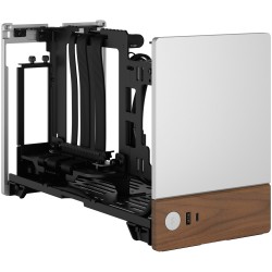Fractal Design Terra Mini-ITX SFF Case - Silver Aluminium with Walnut Accents — Buy in Cyprus with Fast Delivery
