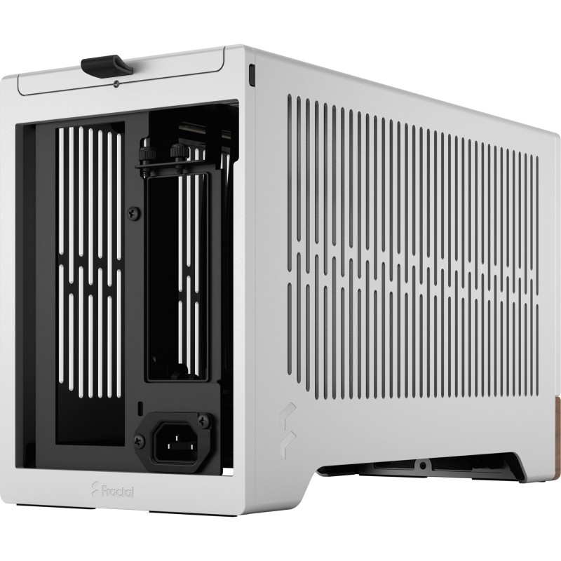 Fractal Design Terra Mini-ITX SFF Case - Silver Aluminium with Walnut Accents — Buy in Cyprus with Fast Delivery