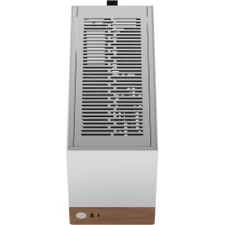 Fractal Design Terra Mini-ITX SFF Case - Silver Aluminium with Walnut Accents — Buy in Cyprus with Fast Delivery