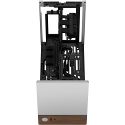 Fractal Design Terra Mini-ITX SFF Case - Silver Aluminium with Walnut Accents — Buy in Cyprus with Fast Delivery
