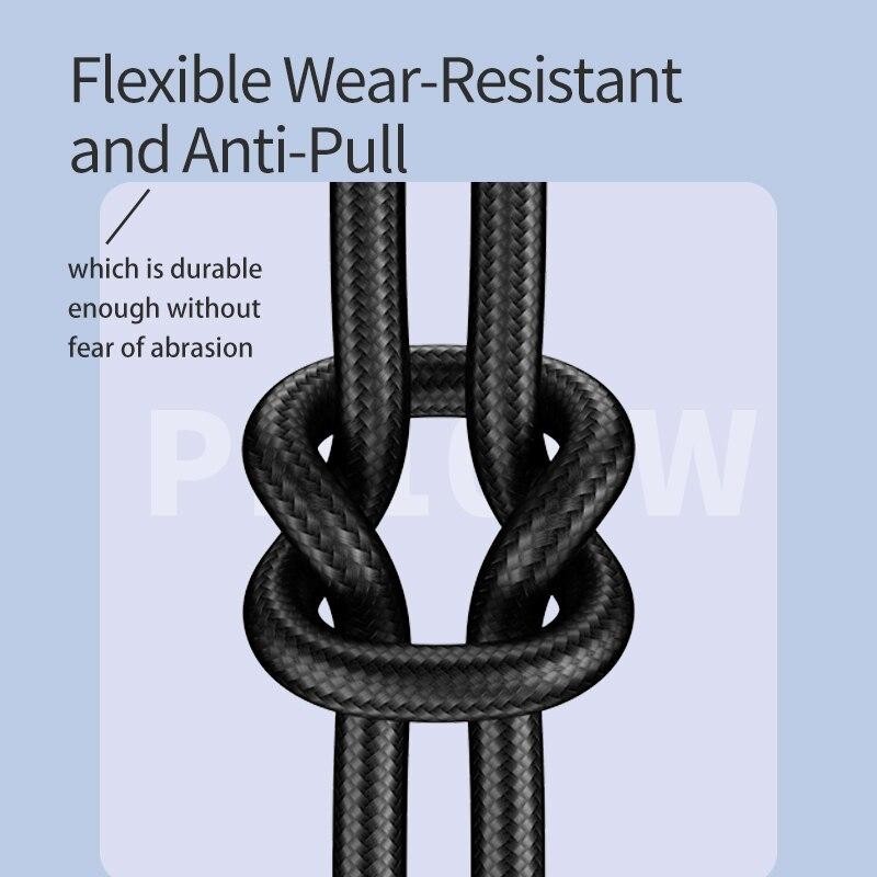 USB Cable Awei CL 117t 100W Type C to Type C 20V / 5A -  Official distributor