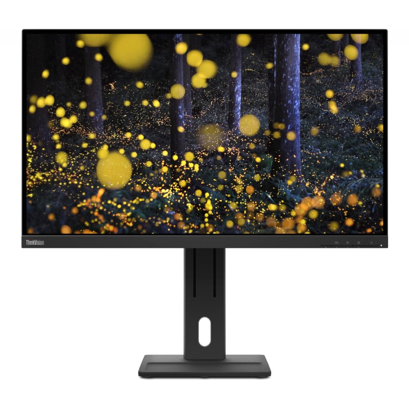 Lenovo ThinkVision E27q-20 - 27-inch QHD IPS Monitor 2560x1440, 75Hz, 4ms, Built-in Speakers, Raven Black