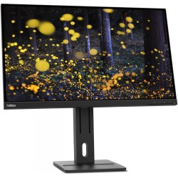 Lenovo ThinkVision E27q-20 - 27-inch QHD IPS Monitor 2560x1440, 75Hz, 4ms, Built-in Speakers, Raven Black