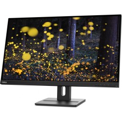 Lenovo ThinkVision E27q-20 - 27-inch QHD IPS Monitor 2560x1440, 75Hz, 4ms, Built-in Speakers, Raven Black