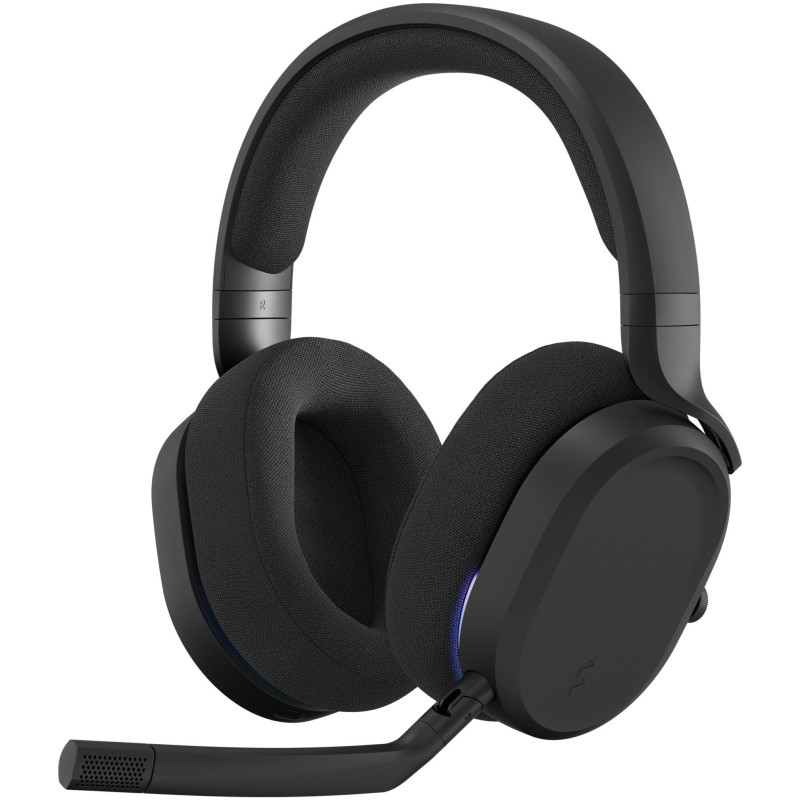 Fractal Scape Dark Headset - Wired & Wireless Headband with Boom Mic - Black — Buy in Cyprus with Fast Delivery