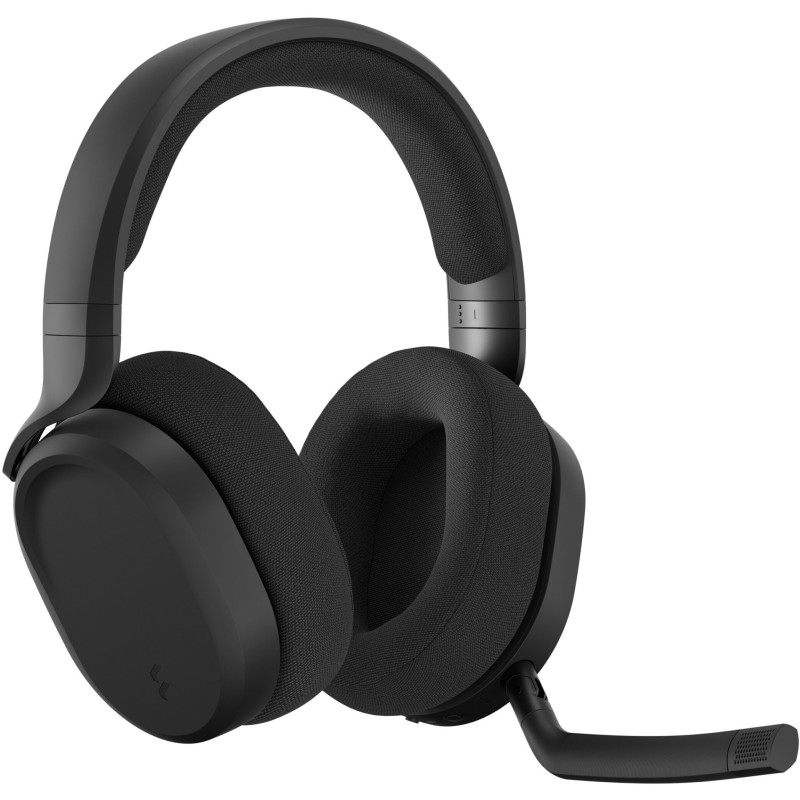 Fractal Scape Dark Headset - Wired & Wireless Headband with Boom Mic - Black — Buy in Cyprus with Fast Delivery