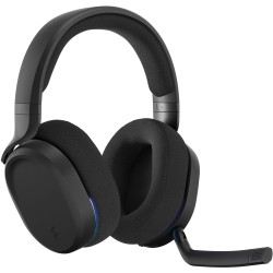 Fractal Scape Dark Headset - Wired & Wireless Headband with Boom Mic - Black — Buy in Cyprus with Fast Delivery