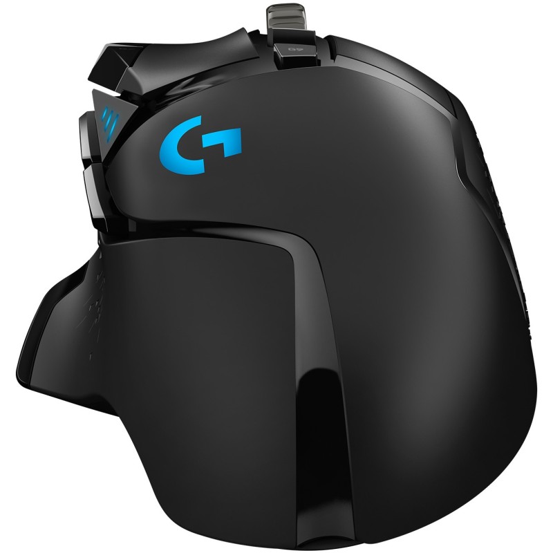 Logitech G502 HERO Gaming Mouse - HERO Sensor - Wired USB Type-A - Right-Hand, Black, 25600 DPI