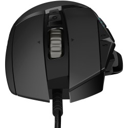 Logitech G502 HERO Gaming Mouse - HERO Sensor - Wired USB Type-A - Right-Hand, Black, 25600 DPI