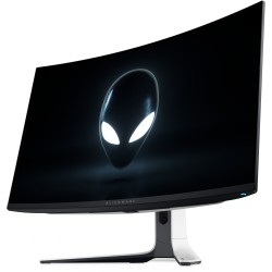 Alienware AW3225QF - 32in 4K QD-OLED Curved Gaming Monitor, 240Hz, 0.03ms, HDR/Dolby Vision - Black/White