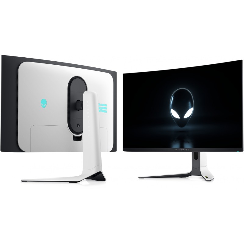 Alienware AW3225QF - 32in 4K QD-OLED Curved Gaming Monitor, 240Hz, 0.03ms, HDR/Dolby Vision - Black/White