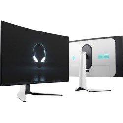 Alienware AW3225QF - 32in 4K QD-OLED Curved Gaming Monitor, 240Hz, 0.03ms, HDR/Dolby Vision - Black/White