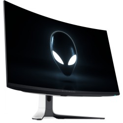 Alienware AW3225QF - 32in 4K QD-OLED Curved Gaming Monitor, 240Hz, 0.03ms, HDR/Dolby Vision - Black/White