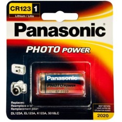Panasonic CR-123A Photo Lithium Battery - CR-123APA/1B - 3V Single-Use (1-Pack) — Buy in Cyprus with Fast Delivery