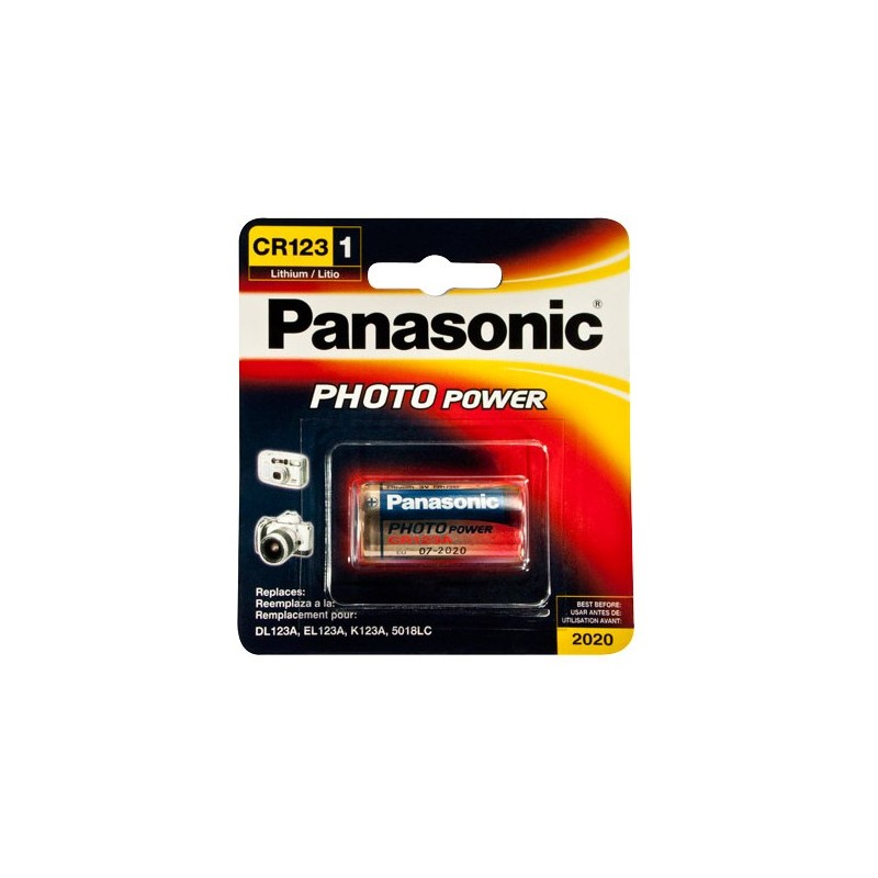 Panasonic CR-123A Photo Lithium Battery - CR-123APA/1B - 3V Single-Use (1-Pack) — Buy in Cyprus with Fast Delivery