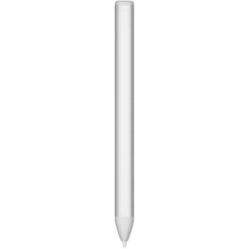 Logitech Crayon - Digital Pencil for iPad - Silver with White Tip, Built-in 80mAh Lithium, 7h Battery, Drop-Resistant