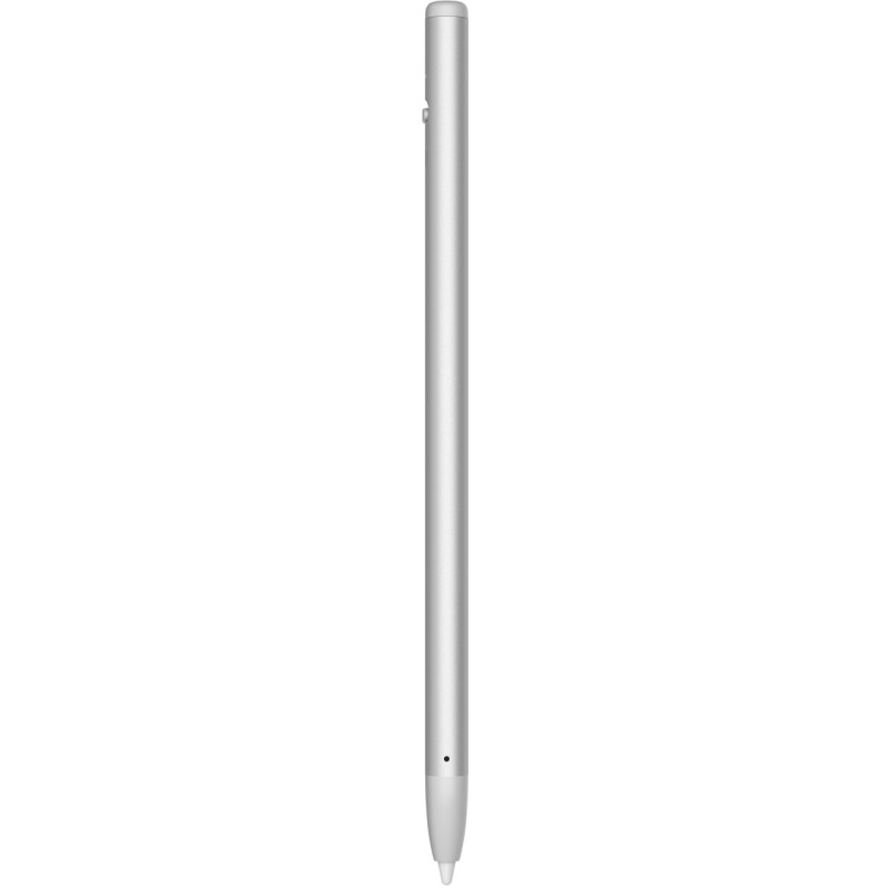Logitech Crayon - Digital Pencil for iPad - Silver with White Tip, Built-in 80mAh Lithium, 7h Battery, Drop-Resistant