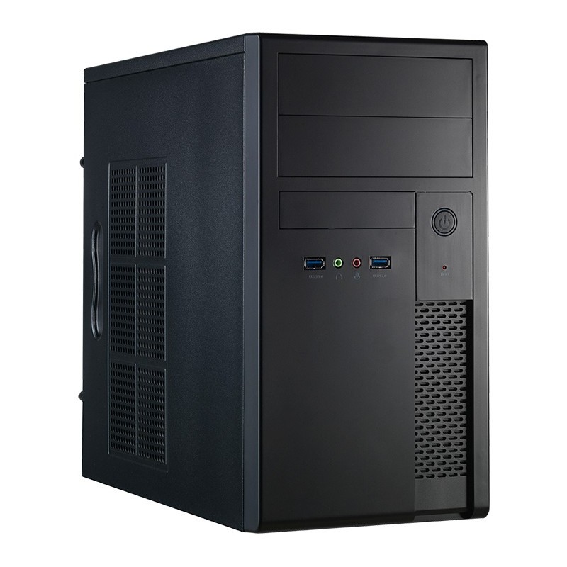 Chieftec Uni XT-01B-OP - Mini Mid Tower PC Case, Aluminum, micro-ATX, 2x USB-A, 340mm GPU, 140mm CPU Cooler
