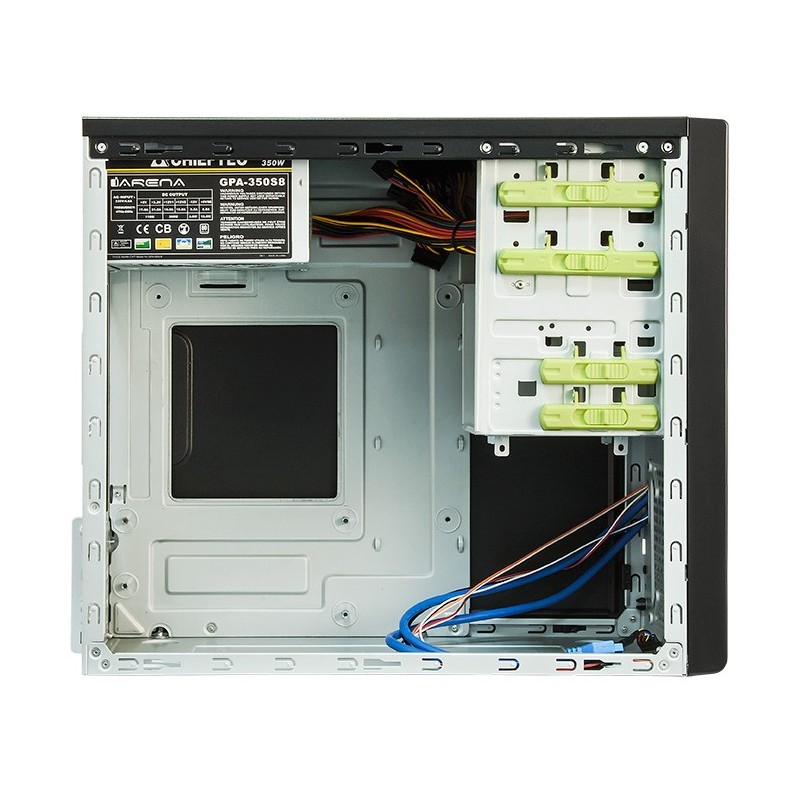 Chieftec Uni XT-01B-OP - Mini Mid Tower PC Case, Aluminum, micro-ATX, 2x USB-A, 340mm GPU, 140mm CPU Cooler