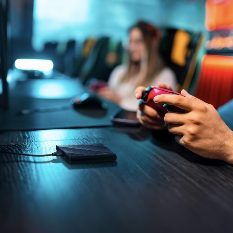 Samsung Portable SSD T9 - MU-PG2T0B - 2TB, USB-C 3.2 Gen2 (10Gbps), Black, 2000MB/s — Buy in Cyprus with Fast Delivery