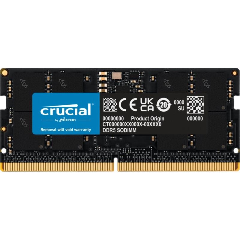 Crucial CT16G56C46S5 - 16GB DDR5 SO-DIMM 5600MHz Laptop RAM (1x16GB, CL46, 1.1V) — Buy in Cyprus with Fast Delivery