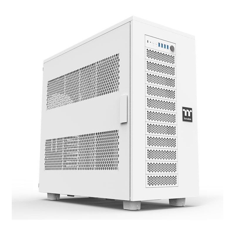 Thermaltake AX700 - Full-Tower PC Case - Snow White, E-ATX/XL-ATX, 12x3.5" bays, 63 cm GPU, 19 cm CPU cooler