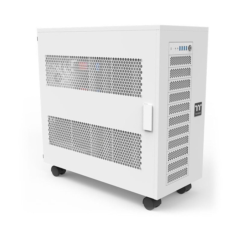 Thermaltake AX700 - Full-Tower PC Case - Snow White, E-ATX/XL-ATX, 12x3.5" bays, 63 cm GPU, 19 cm CPU cooler