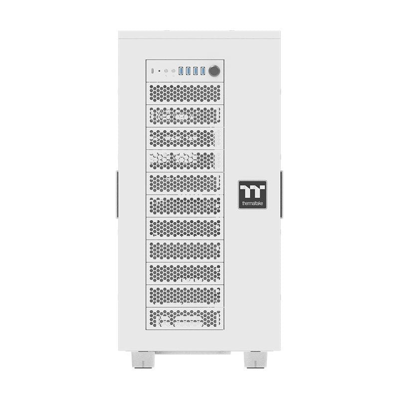 Thermaltake AX700 - Full-Tower PC Case - Snow White, E-ATX/XL-ATX, 12x3.5" bays, 63 cm GPU, 19 cm CPU cooler