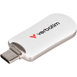 Verbatim Plectra USB-C Flash Drive 256GB - Model 30230 - White, USB 3.2 Gen1, 100MB/s — Buy in Cyprus with Fast Delivery
