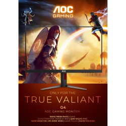 AOC CQ32G4VE - 31.5" QHD Curved Gaming Monitor, 1500R, 180Hz, 1ms GTG, HDR10, DP1.4 & HDMI 2.0, Black