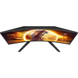AOC CQ32G4VE - 31.5" QHD Curved Gaming Monitor, 1500R, 180Hz, 1ms GTG, HDR10, DP1.4 & HDMI 2.0, Black
