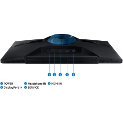 Samsung Odyssey G3 S27DG300EU - 27in FHD (1920x1080) VA Gaming Monitor, 180Hz 1ms HDR10, HDMI 2.0 & DP1.4, Black