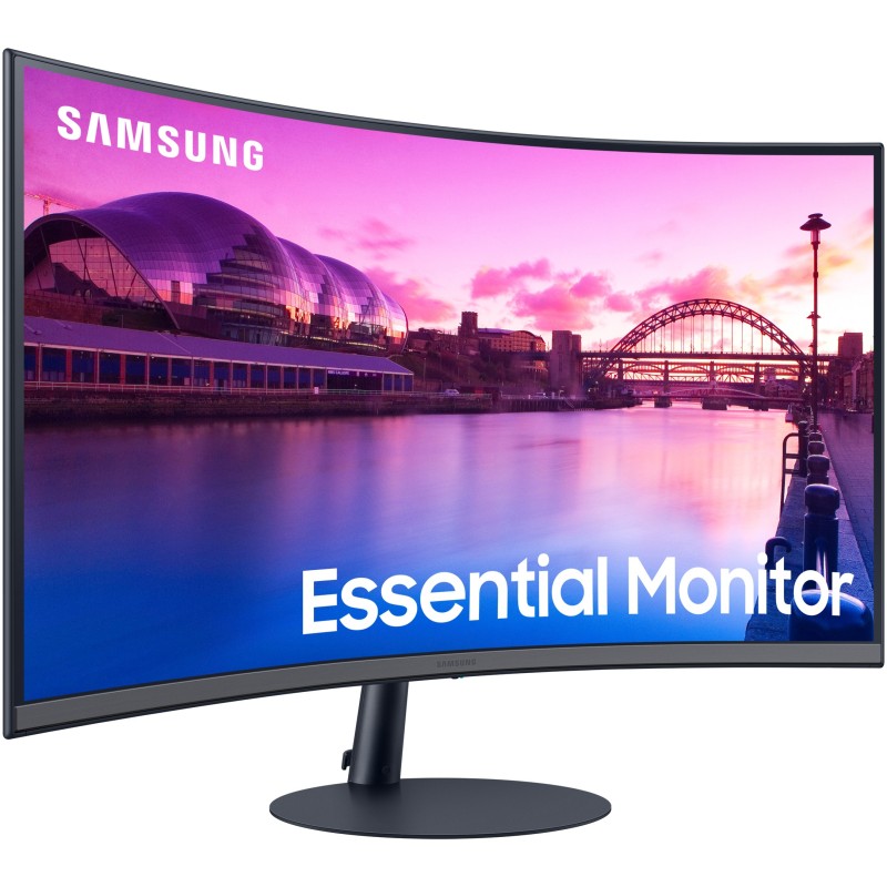 Samsung S27C390EAU - 27" (68.6 cm) Curved VA Monitor - FHD 1920x1080, 75Hz, 4ms, 2xHDMI/DP, 2xSpeakers, Black/Grey