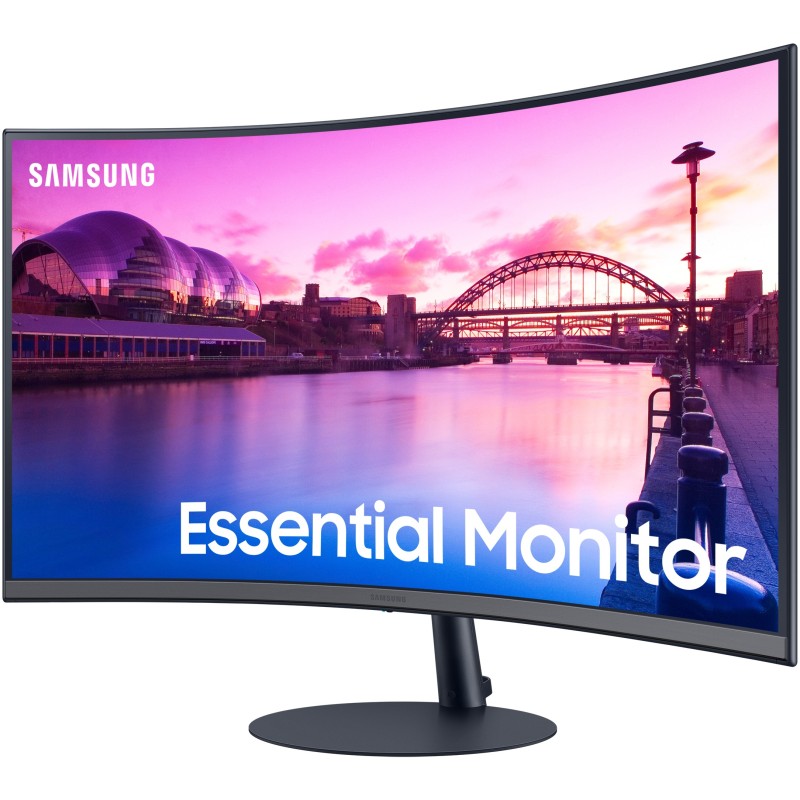 Samsung S27C390EAU - 27" (68.6 cm) Curved VA Monitor - FHD 1920x1080, 75Hz, 4ms, 2xHDMI/DP, 2xSpeakers, Black/Grey